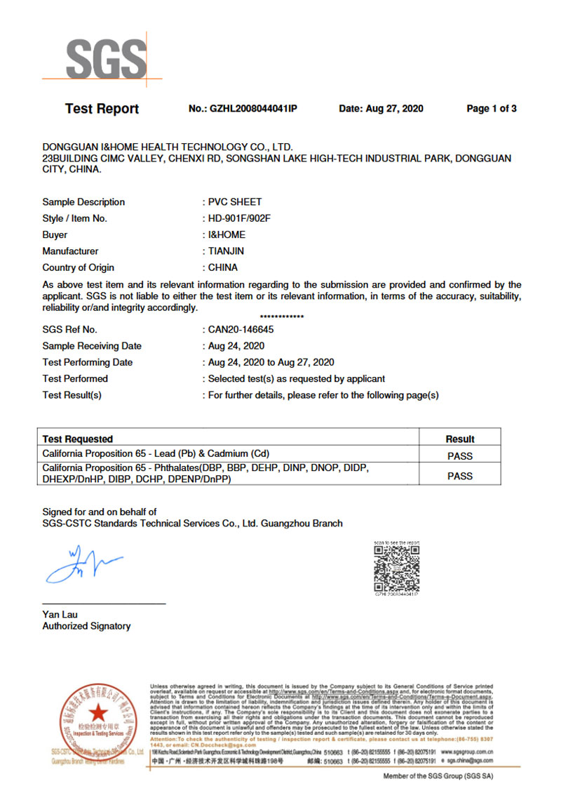 C65+Phthalate-10P PVC Tabletop Surface