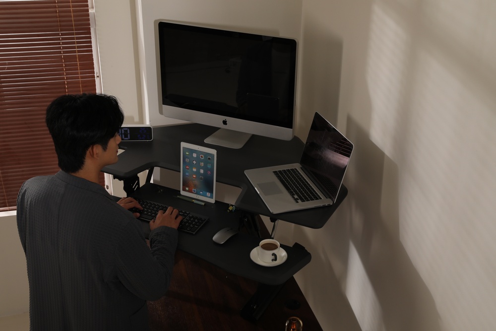 移动升降桌上桌评价维度解析(图2) H120C-模特图-3